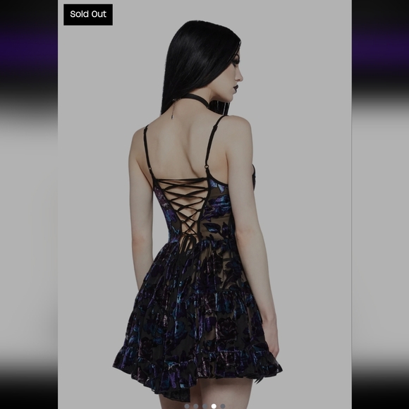 Dolls Kill Widow Mini Dress - Picture 5 of 11